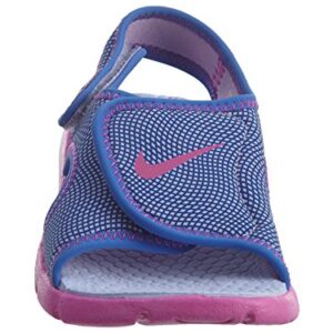 Nike Sunray Adjust 4 Boys (GS/PS) Shoes Hydrangeas/Comet Blue/Pink 386520-504 (3 M US)