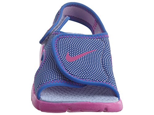 Nike Sunray Adjust 4 Boys (GS/PS) Shoes Hydrangeas/Comet Blue/Pink 386520-504 (3 M US)