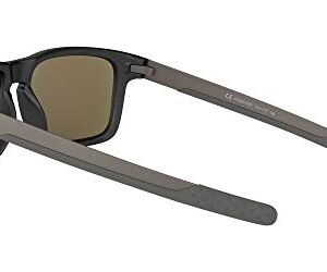 Oakley Men's OO9384 Holbrook Mix Rectangular Sunglasses, Steel/Prizm Sapphire Iridium Polarized, 57 mm