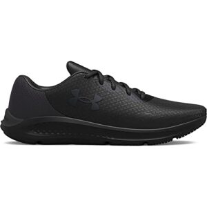 Under Armour Men's Charged Pursuit 3 Running Shoe, Black (002)/Black, 10 X-Wide