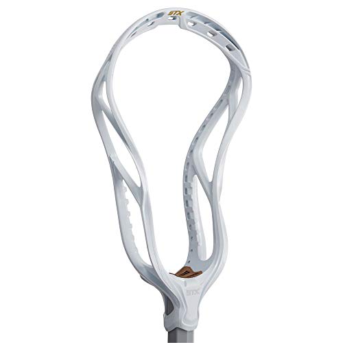 STX Lacrosse Stallion Omega Unstrung Head, Attack/Midfielder, Pearl