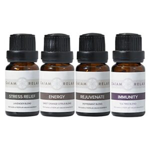 gaiam relax essential oils (4 pack)