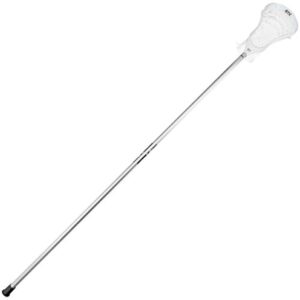 STX Lacrosse Stallion 200 Boys Complete Stick with Mesh Pocket, Defense, White