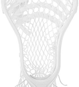 STX Lacrosse Stallion 200 Boys Complete Stick with Mesh Pocket, Defense, White