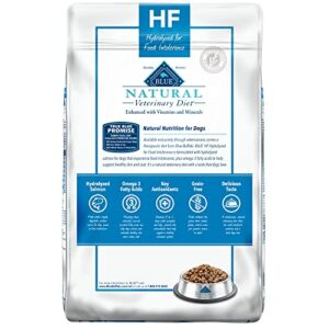 Blue Buffalo Natural Veterinary Diet HF Hydrolyzed for Food Intolerance Dry Dog Food, Salmon 22-lb bag