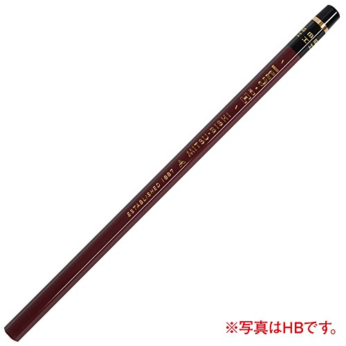 uni Hi Wooden Pencil - 2B - Box of 12 (HU2B)