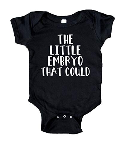 Sunray Clothing The Little Embryo That Could Baby IVF Invitro Boy Girl Onesie Gray