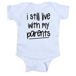 Sunray Clothing I Still Live with My Parents Baby Onesie Girl Boy Gray