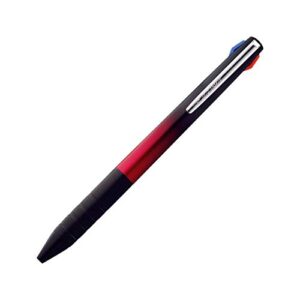 uni jetstream slim compact, 3 colors ballpoint pen (black, red, blue) 0.5mm, bordeaux body (sxe3jss05.65)