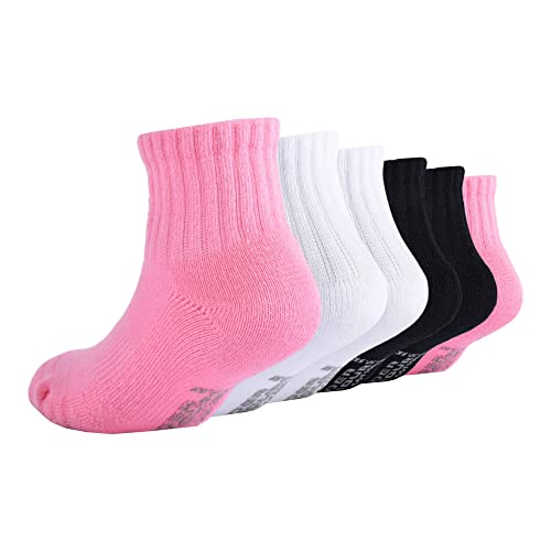 Under Armour girls Multi Pack Quarter Sock, Light Pink, 12-24 Months US