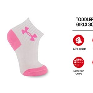 Under Armour girls Multi Pack Quarter Sock, Light Pink, 12-24 Months US