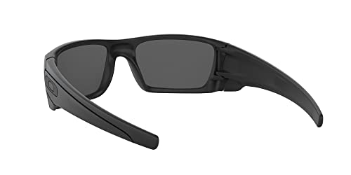 Oakley SI Men's OO9096 Fuel Cell Rectangular Sunglasses, Matte Black/Prizm Black Polarized, 60 mm