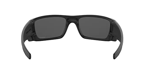 Oakley SI Men's OO9096 Fuel Cell Rectangular Sunglasses, Matte Black/Prizm Black Polarized, 60 mm