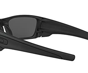 Oakley SI Men's OO9096 Fuel Cell Rectangular Sunglasses, Matte Black/Prizm Black Polarized, 60 mm