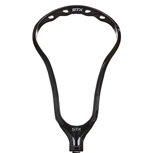 STX Lacrosse Exult 400 Girls Complete Stick with Crux Mesh Pro Pocket, Black (Exult 403)