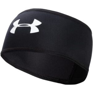 Under Armour unisex adult UA20880 Football Headband Skull Wrap Solid, BK, Adult- One Size US