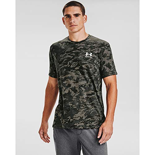 Under Armour Men's ABC CAMO Short-Sleeve T-Shirt , Baroque Green (310)/White , Large