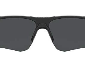 Under Armour UA 0001/G/S Special Shape Sunglasses, Matte Black/Grey, 72mm, 10mm