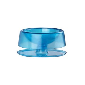 fuuie bowls for food and water pet bowl for cat and dog adjustable angel cat bowl dog bowl with non-slip feeder for cats and dogs kitten and puppy pet products (color : blue)