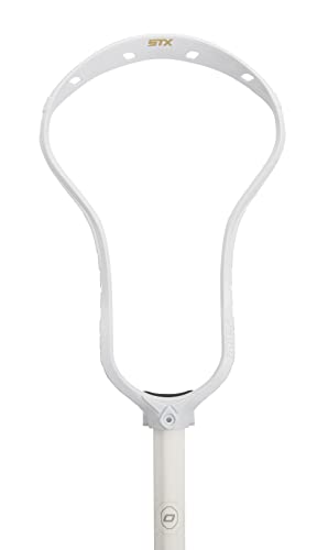 STX Duel 3 Unstrung Lacrosse Head for Faceoffs, White