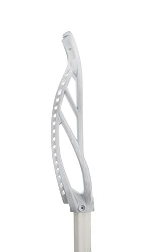 STX Duel 3 Unstrung Lacrosse Head for Faceoffs, White