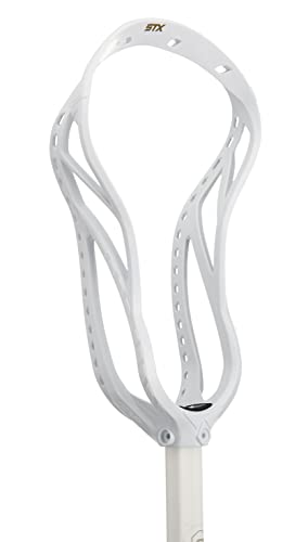 STX Duel 3 Unstrung Lacrosse Head for Faceoffs, White