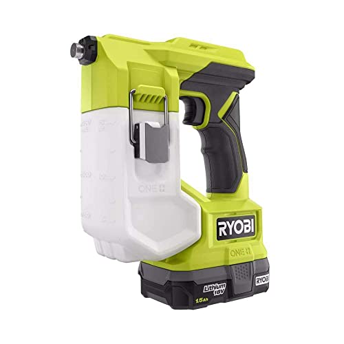 Ryobi One 18V Cordless Handheld Sprayer Kit with (1) 1.5 Ah Battery and Charger