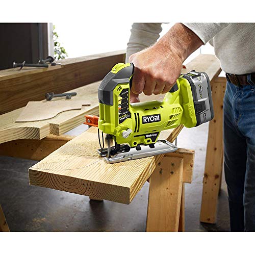 Ryobi P5231 18-Volt ONE+ Cordless Orbital T-Shaped 3,000 SPM Jig Saw with Adjustable Base (Tool-Only) (Non-Retail Packaging)