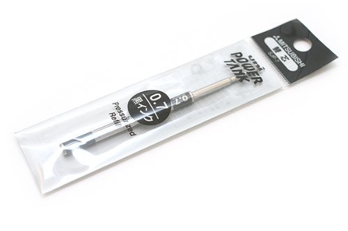 Uni Power Tank Smart Series High Grade Ballpoint Pen Refill - 0.7 mm - Black