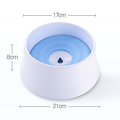 FUUIE Bowls for Food and Water Pet SuppliesDog BowlsPet Buoyancy Feeding BowlSplash-Proof Cat Bowl SuppliesAutomatic Drinking FountainsDog Kettles (Color : Blue)