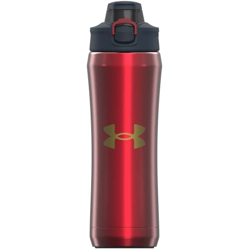 Under Armour unisex adult Beyond water bottle, RED/GLD, 18oz US