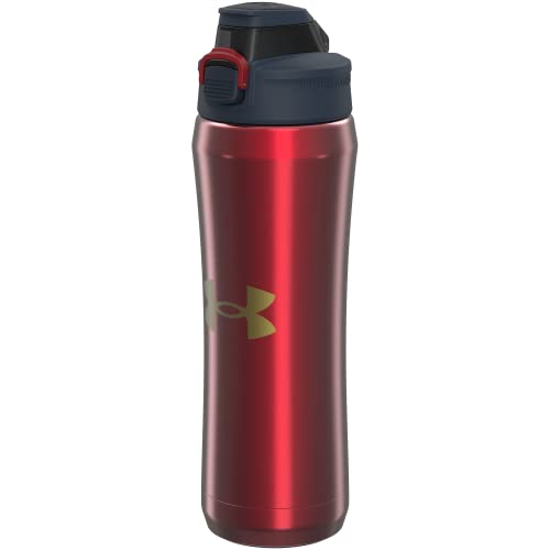 Under Armour unisex adult Beyond water bottle, RED/GLD, 18oz US