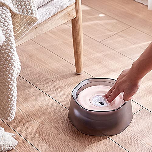 FUUIE Bowls for Food and Water Household Hexagonal Pet Bowl, Suitable for Cats, Small Dogs, Non-Slip Design, Floating Plate Can Be Raised and Lowered (Color : Blue)