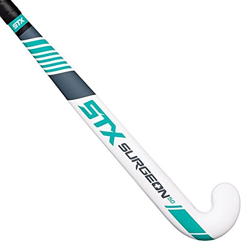 STX Surgeon 50 Junior Composite Hockey Stick - White/Teal - 26 - Light