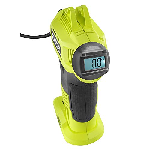 Ryobi P737D 18-Volt ONE+ Cordless High Pressure Inflator with Digital Gauge & 4.0 Ah 18-Volt Lithium-Ion High Capacity Battery (Bulk Packaged)