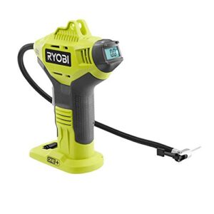 Ryobi P737D 18-Volt ONE+ Cordless High Pressure Inflator with Digital Gauge & 4.0 Ah 18-Volt Lithium-Ion High Capacity Battery (Bulk Packaged)