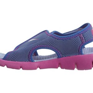 Nike Sunray Adjust 4 Boys (GS/PS) Shoes Hydrangeas/Comet Blue/Pink 386520-504 (4 M US)