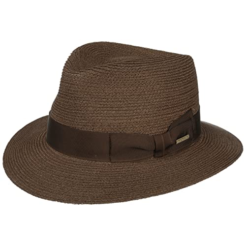 Stetson Uni Hemp Traveller Straw Hat Women/Men Brown 7 3/4-7 7/8