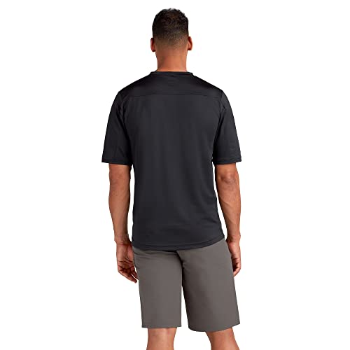 Dakine Mens Syncline Short Sleeve Mountain Biking Jersey, Black, XX-Large