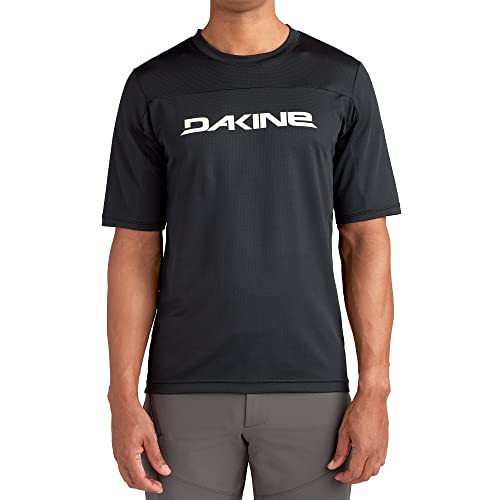 Dakine Mens Syncline Short Sleeve Mountain Biking Jersey, Black, XX-Large