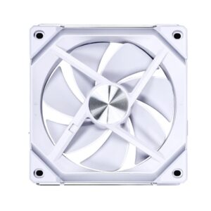 Lian Li UNI Fan SL V2 RGB Revolutionized Daisy-Chain ARGB Fan 120mm Triple Pack White SL120V2-3W