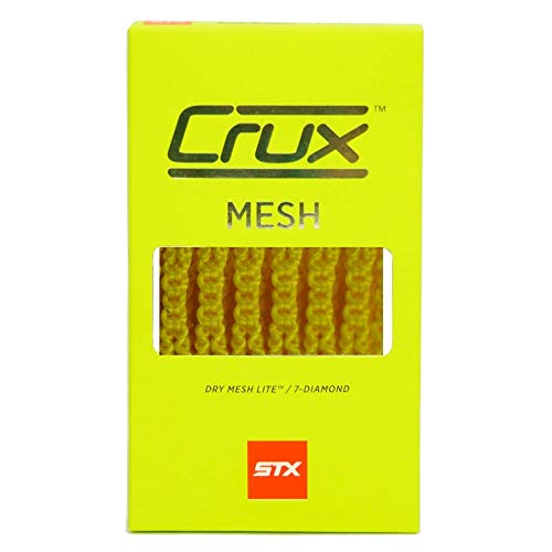 STX Crux Mesh Women's Lacrosse Mesh Stringing Piece Yellow