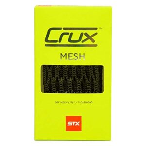 STX Crux Mesh Women's Lacrosse Mesh Stringing Piece Yellow