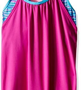 TYR Girls Sunray Ava 2 In 1 Tank, Multi, X-Large