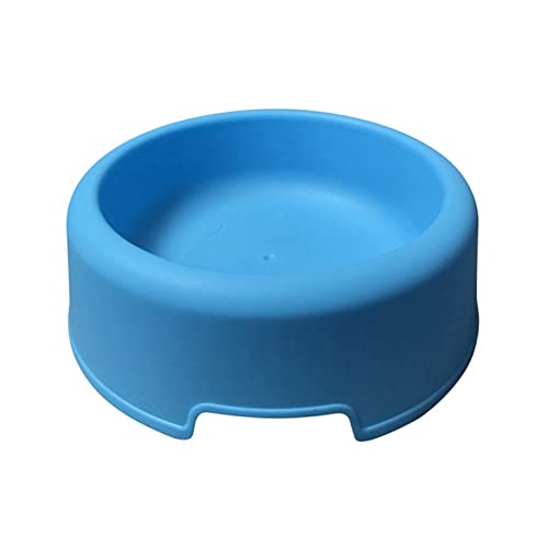 FUUIE Bowls for Food and Water Portable Pet Dog Cat Round Bowl Resin Basic Food Pet Dish and Water Feeder for Dogs and Cats Easy to Clean Pet Product (Color : Blue)