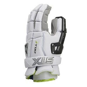 stx cell v goalie gloves white large
