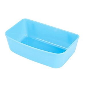 fuuie bowls for food and water special portable food hanging bowl for pets (color : blue, size : small)