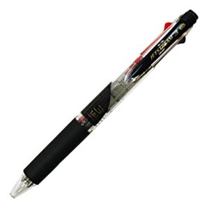 uni ballpoint pen jetstream 3 color black, red, blue ink 1.0mm, transparent (sxe340010.t)