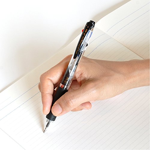 uni Ballpoint Pen Jetstream 3 Color Black, Red, Blue Ink 1.0mm, Transparent (SXE340010.T)