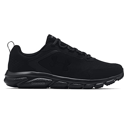 Under Armour Men's Charged Assert 9, Black (002)/Black, 12 X-Wide US